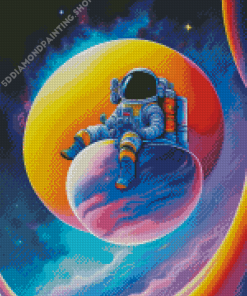 Astronaut Art Diamond Painting