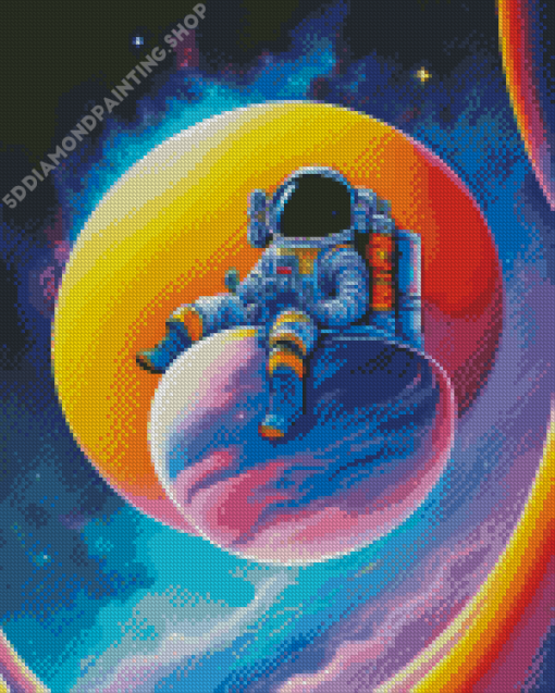 Astronaut Art Diamond Painting