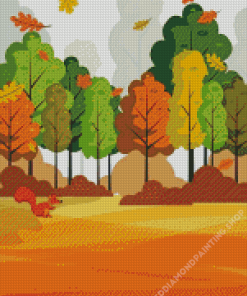 Autumn Time Season Diamond Painting