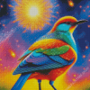 Bird And Starry Night Diamond Painting