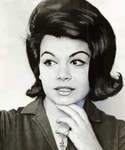 Black And White Annette Funicello Diamond Painting