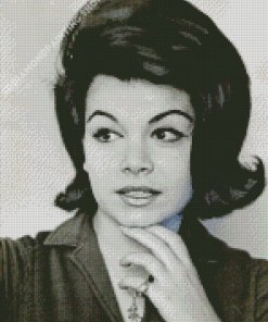 Black And White Annette Funicello Diamond Painting