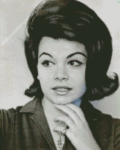 Black And White Annette Funicello Diamond Painting