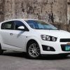 Chevrolet Sonic White Car Diamond Painting