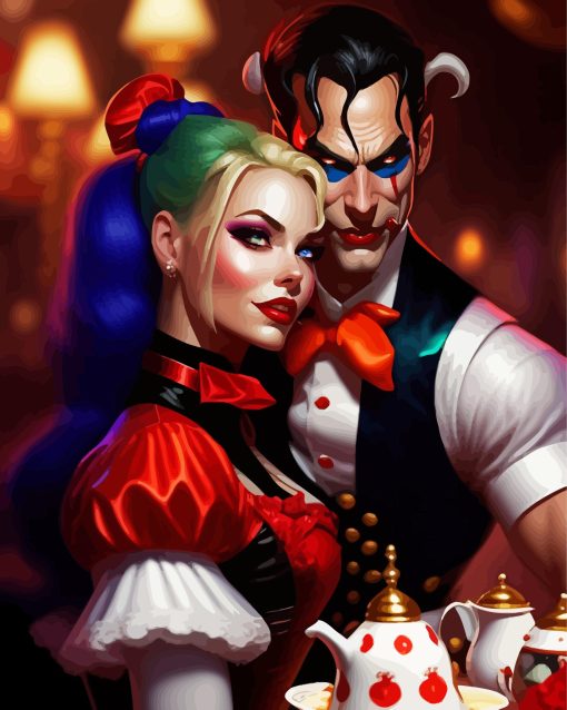 Clown Couple Diamond Painting