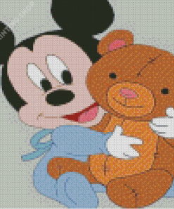 Baby Mickey Diamond Painting