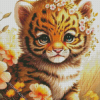 Cute Tiger Diamond Painting