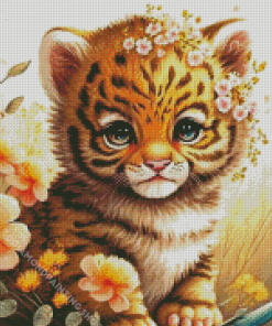 Cute Tiger Diamond Painting