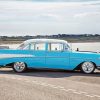 Cyan 1957 Chevrolet Belair Diamond Painting