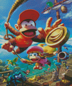 Donkey Kong Diamond Painting