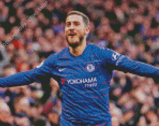 Eden Hazard Footballer Diamond Painting