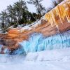 Frozen Michigan Pictured Rocks Diamond Painting