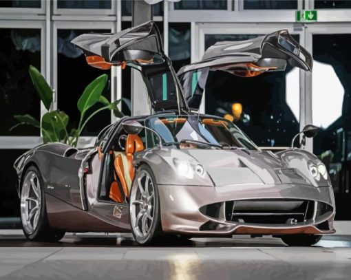 Grey Pagani Diamond Painting