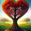 Heart Tree Of Life Diamond Painting