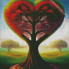 Heart Tree Of Life Diamond Painting