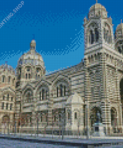 La Major Cathedral Building In Marseille Diamond Painting