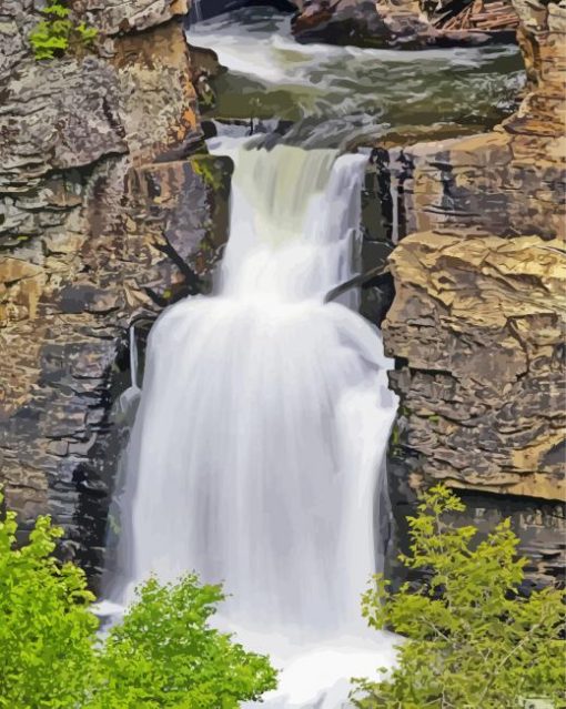 Linville Falls Diamond Painting