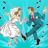 Marriage Dance Pop Art Diamond Painting