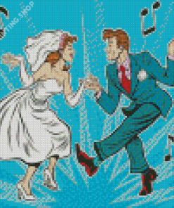 Marriage Dance Pop Art Diamond Painting