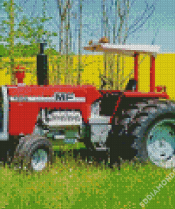 Massey Ferguson Tractor Diamond Painting