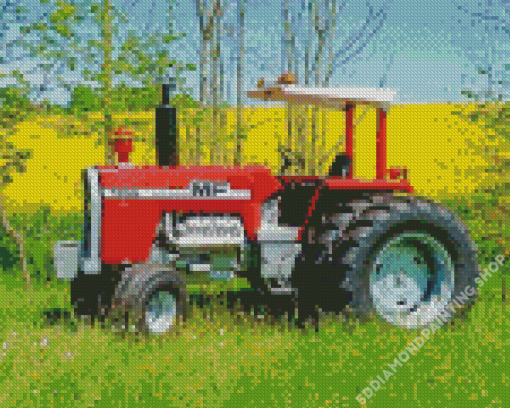 Massey Ferguson Tractor Diamond Painting