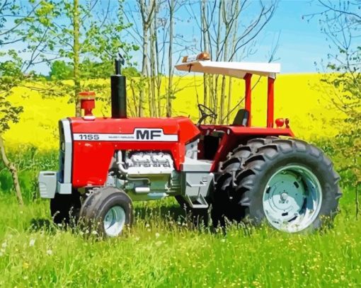 Massey Ferguson Tractor Diamond Painting