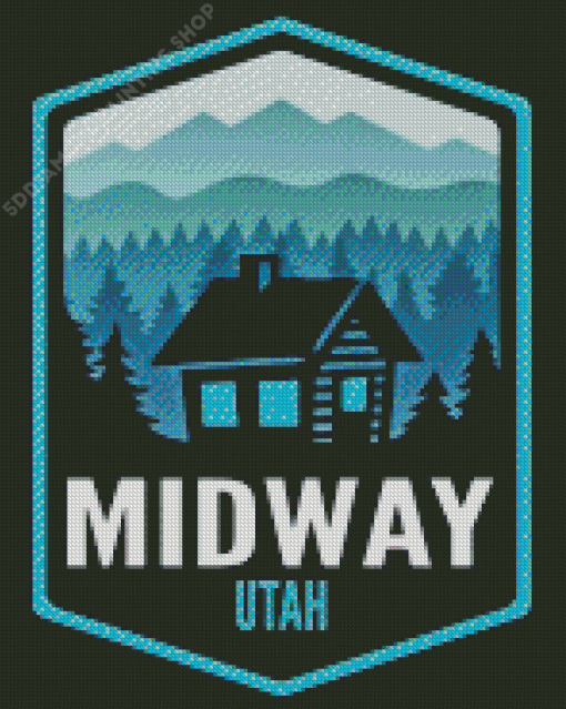 Midway Utah Poster Diamond Painting