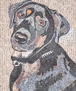 Mosaic Dog Animal Diamond Painting