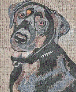 Mosaic Dog Animal Diamond Painting