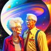 Old Couple Diamond Painting