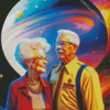 Old Couple Diamond Painting