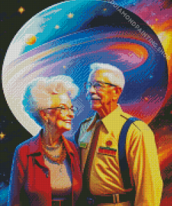 Old Couple Diamond Painting