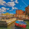 Opatija Croatia Harbour Diamond Painting