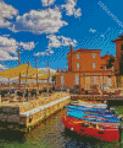 Opatija Croatia Harbour Diamond Painting