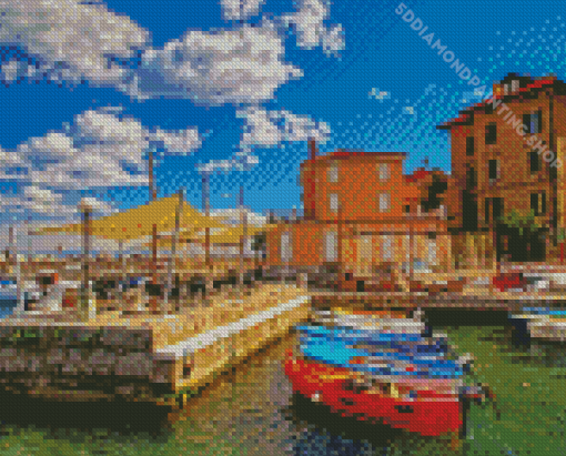 Opatija Croatia Harbour Diamond Painting