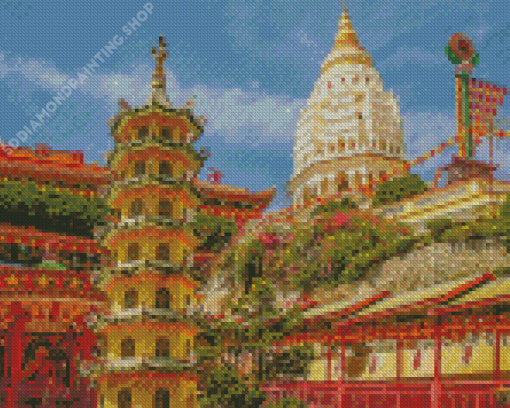 Penang City In Malaysia Diamond Painting