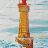 Phare De La Jument Lighthouse Diamond Painting