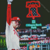 Phillies Baseballer Diamond Painting