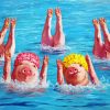 Pigs Dancing In The Water Diamond Painting