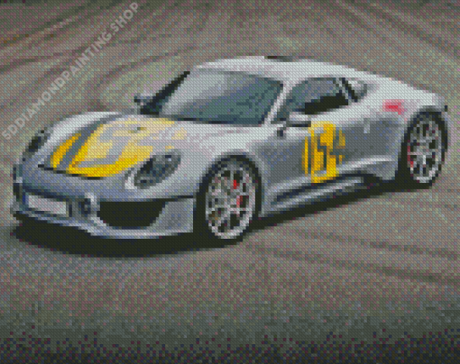 Porsche Le Mans Diamond Painting