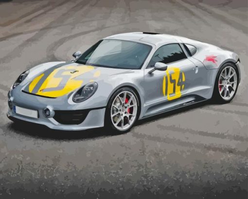 Porsche Le Mans Diamond Painting