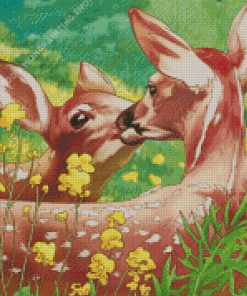 Resting Deers Diamond Painting