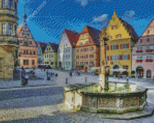 Rottenburg Au Da Tauber germany Diamond Painting