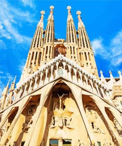 Sagrada Familia Basilica In Spain Diamond Painting