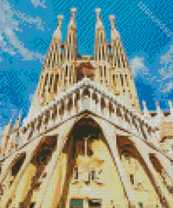 Sagrada Familia Basilica In Spain Diamond Painting