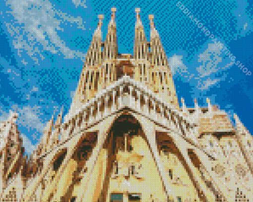 Sagrada Familia Basilica In Spain Diamond Painting