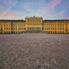 Schonbrunn Palace At Sunset Diamond Painting