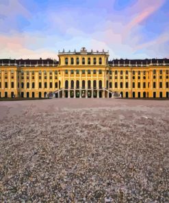 Schonbrunn Palace At Sunset Diamond Painting