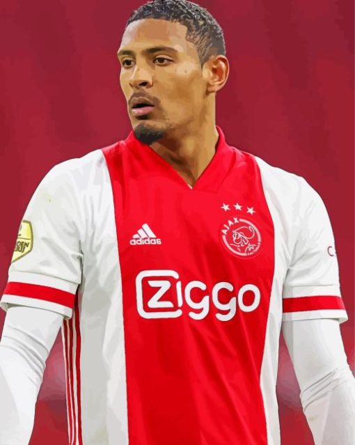 Sebastien Haller Ajax Amsterdam Player Diamond Painting