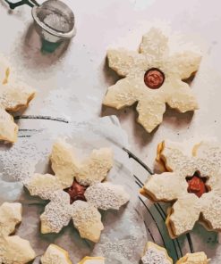 Snowflake Cookies Diamond Painting